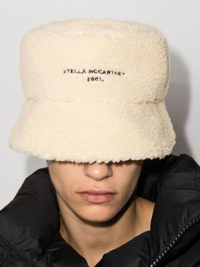 Stella McCartney reversible faux-shearling bucket hat outlook