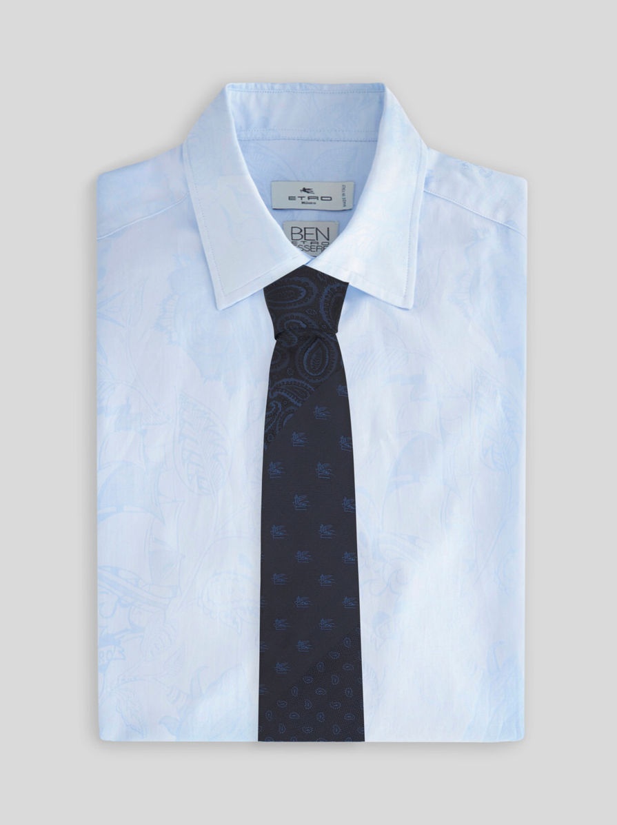 SILK TIE WITH PAISLEY DESIGNS - 2