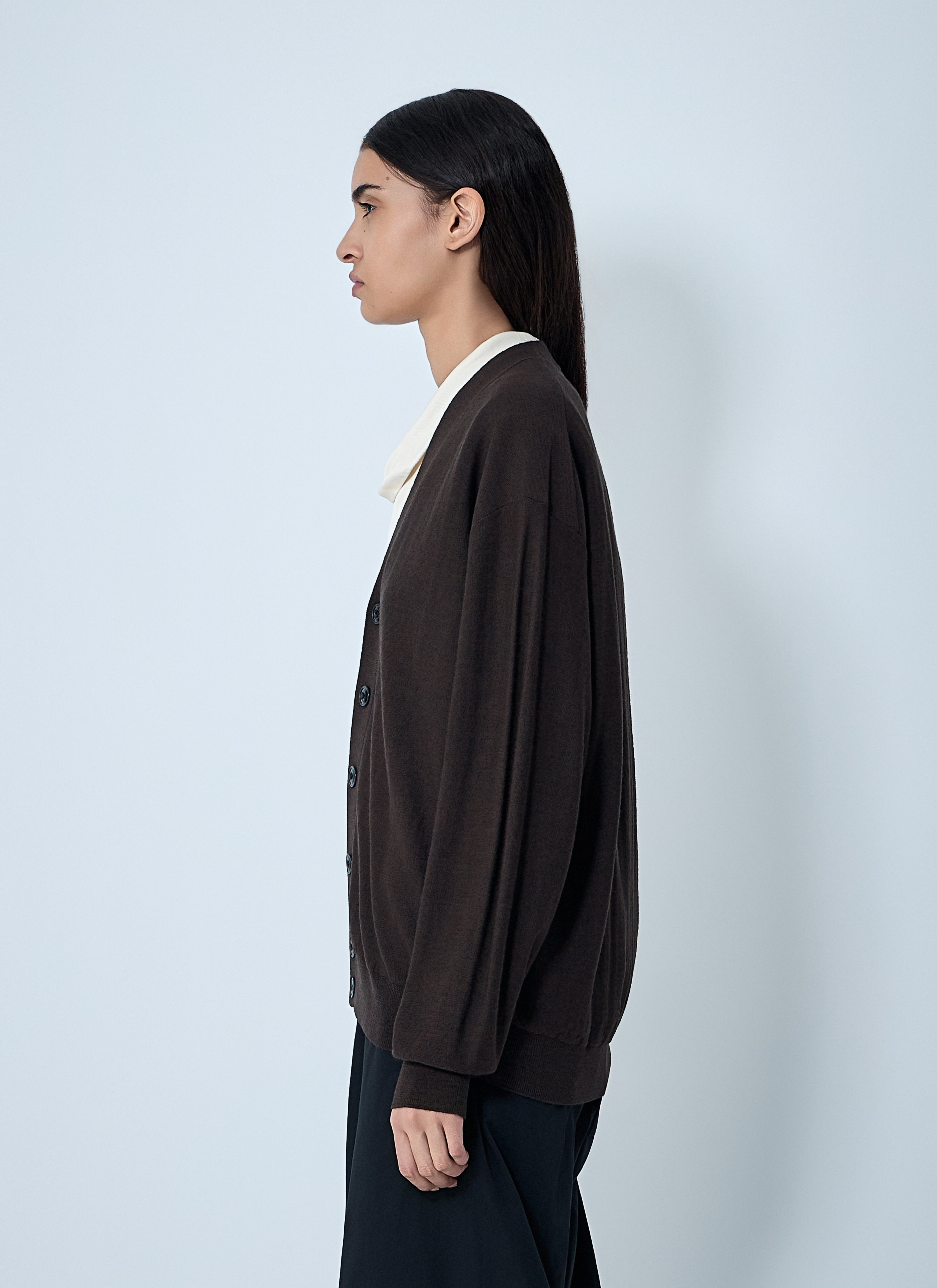 Lemaire Women Asymmetric Cardigan - 3