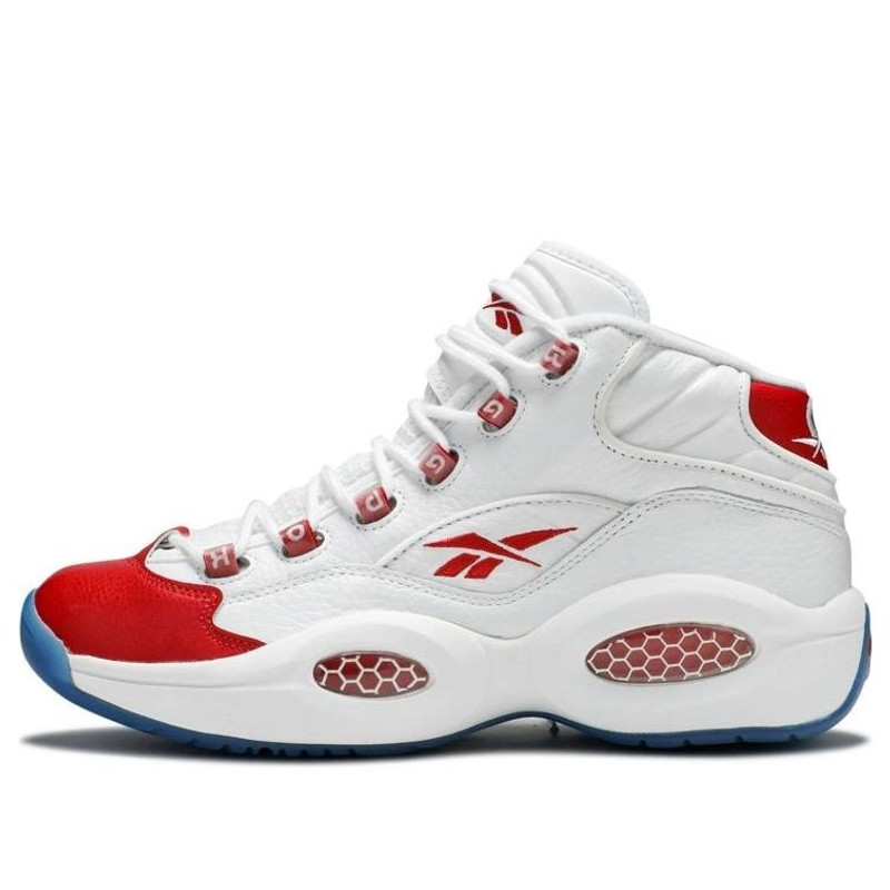 Reebok Question Mid 'White Pearlized Red' 79757 - 1