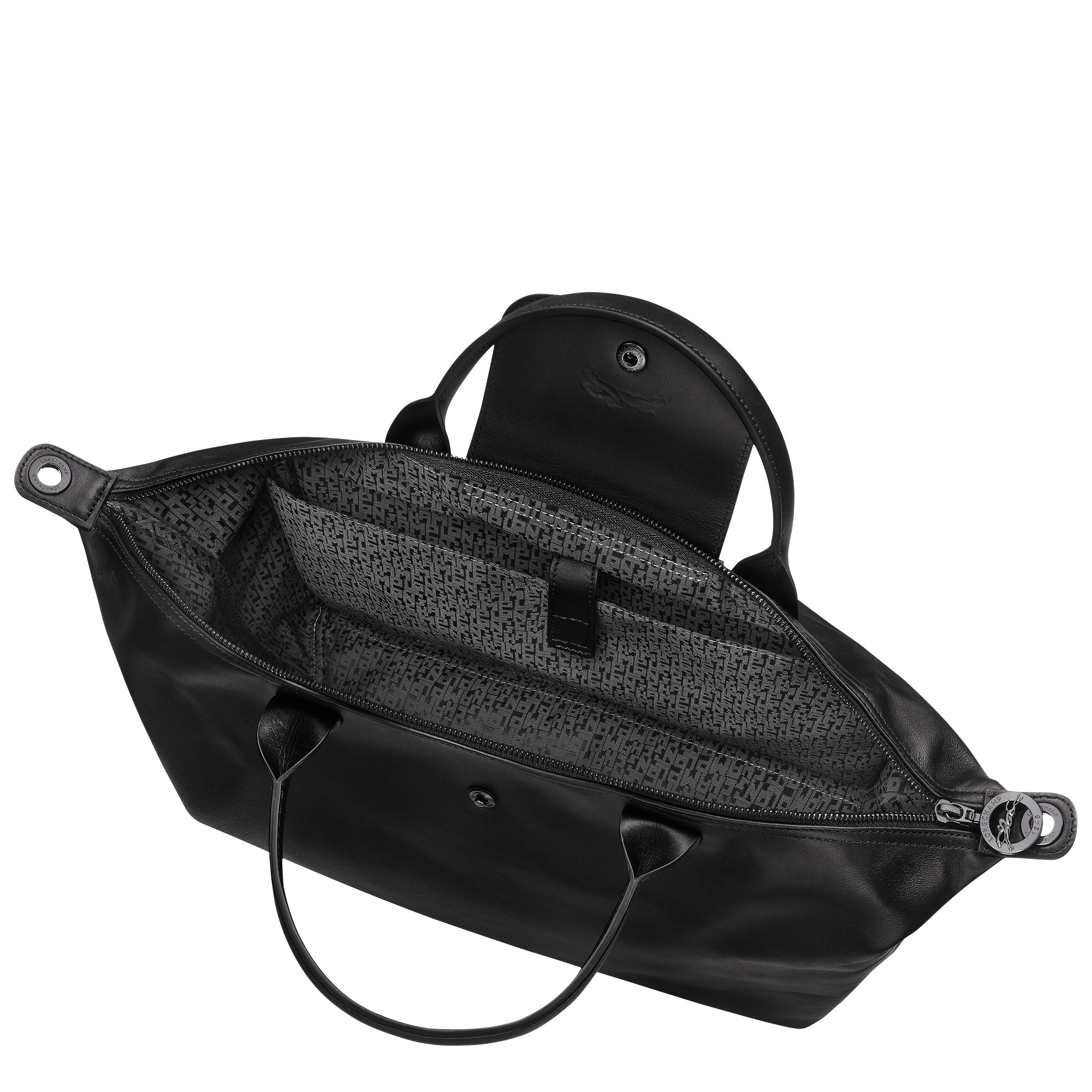Le Pliage Xtra L Handbag Black - Leather - 5