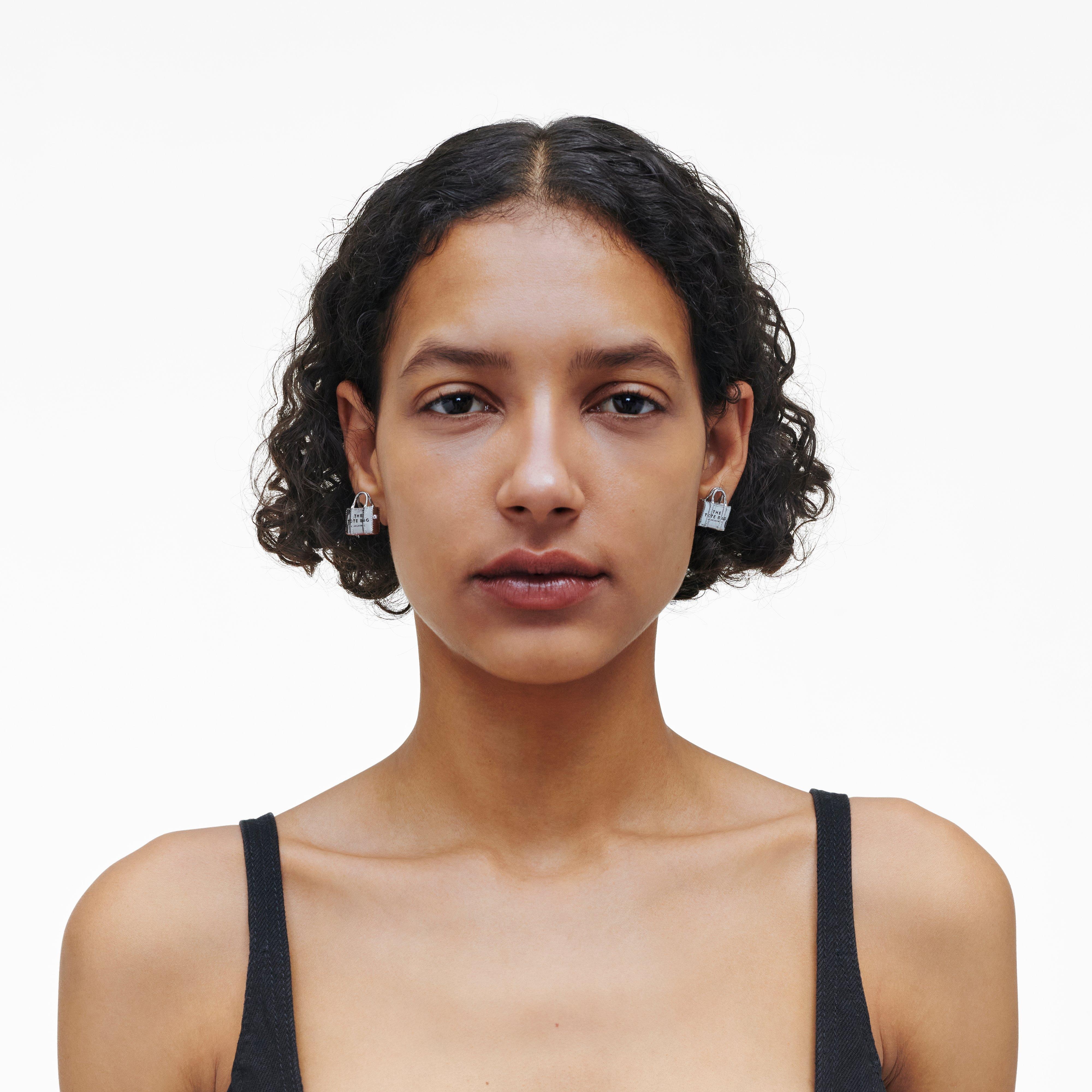 THE TOTE BAG STUD EARRINGS - 5