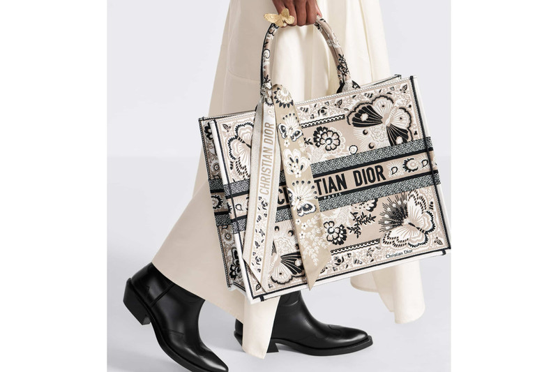 Dior Butterfly Bandana Mitzah Scarf outlook