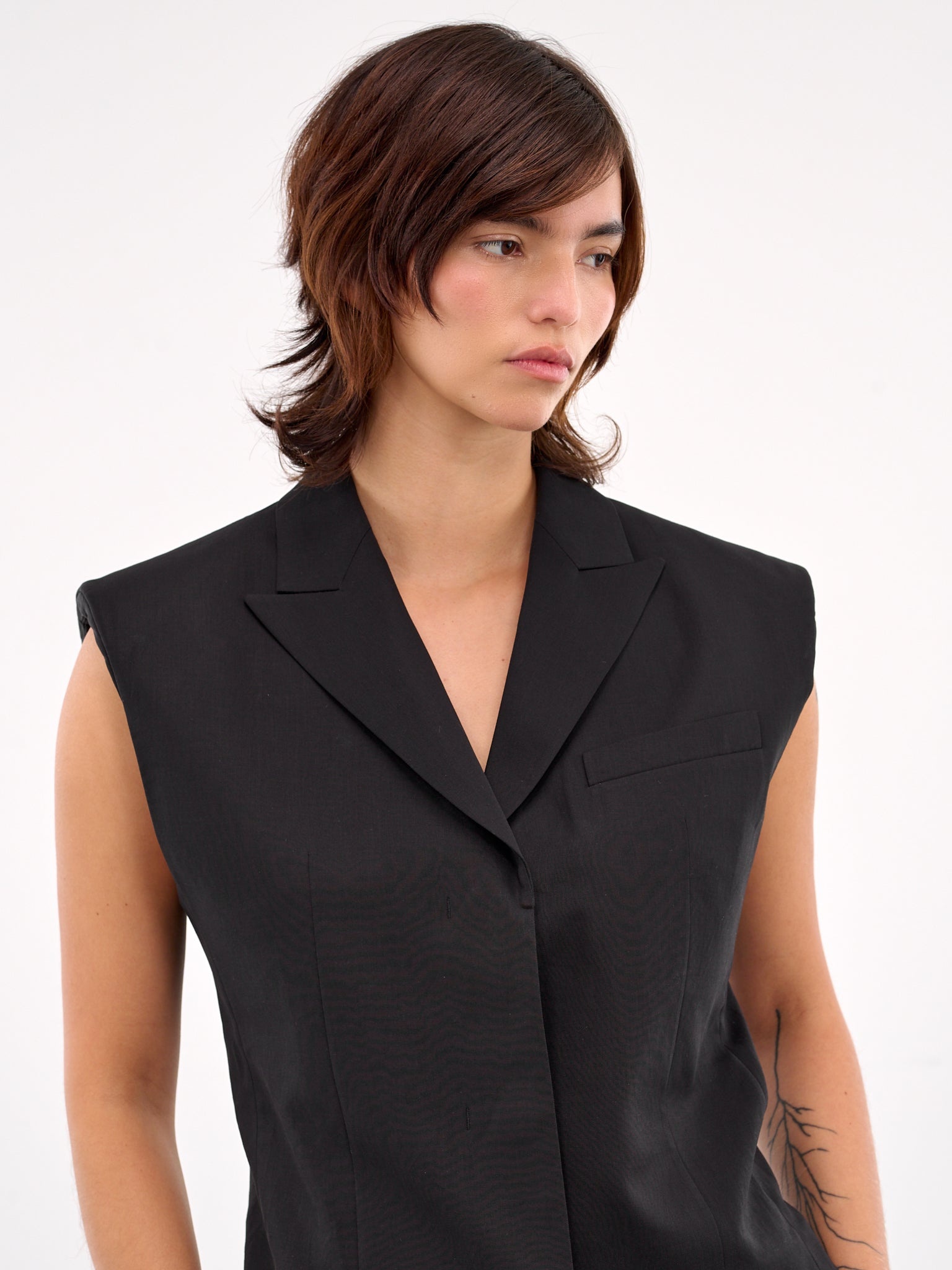 Sleeveless Blazer - 4