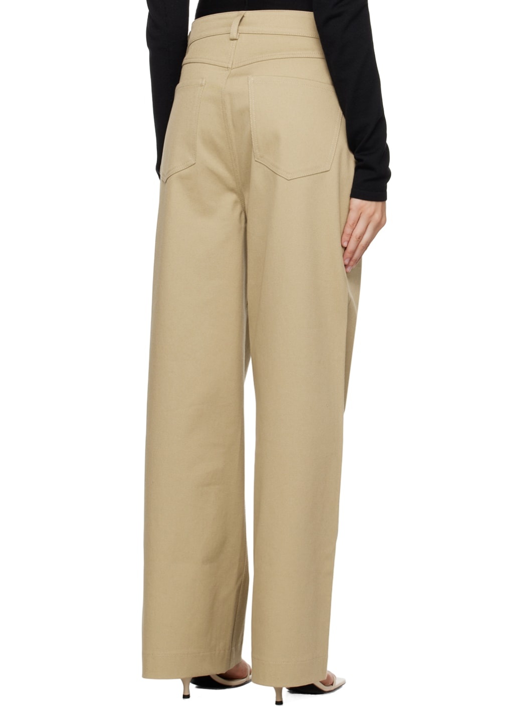Beige Josine Trousers - 3