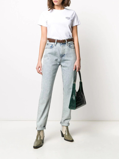 A.P.C. Denise embroidered logo T-shirt outlook