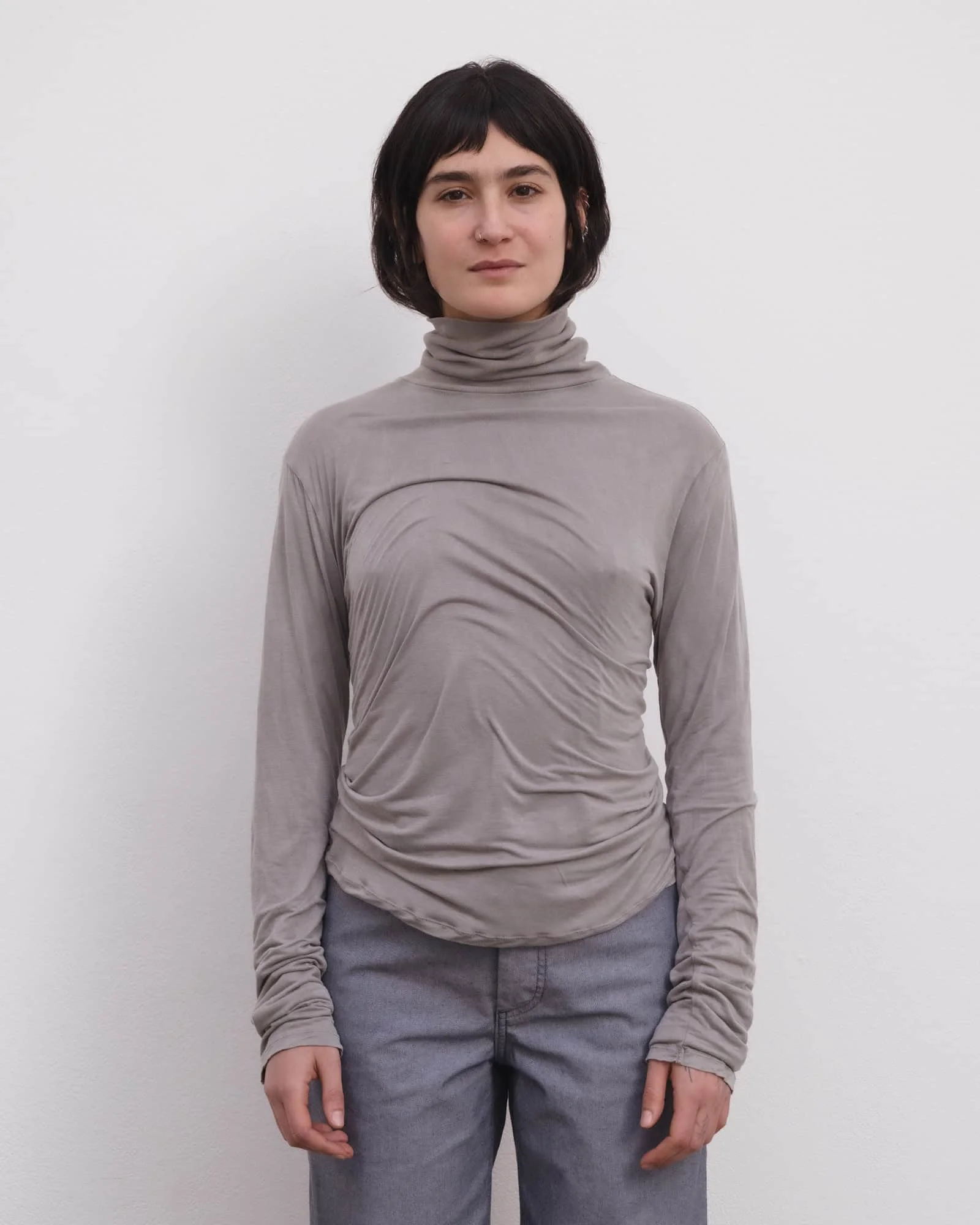 Long Sleeve Turtleneck - Bamboo Lyocell - 1