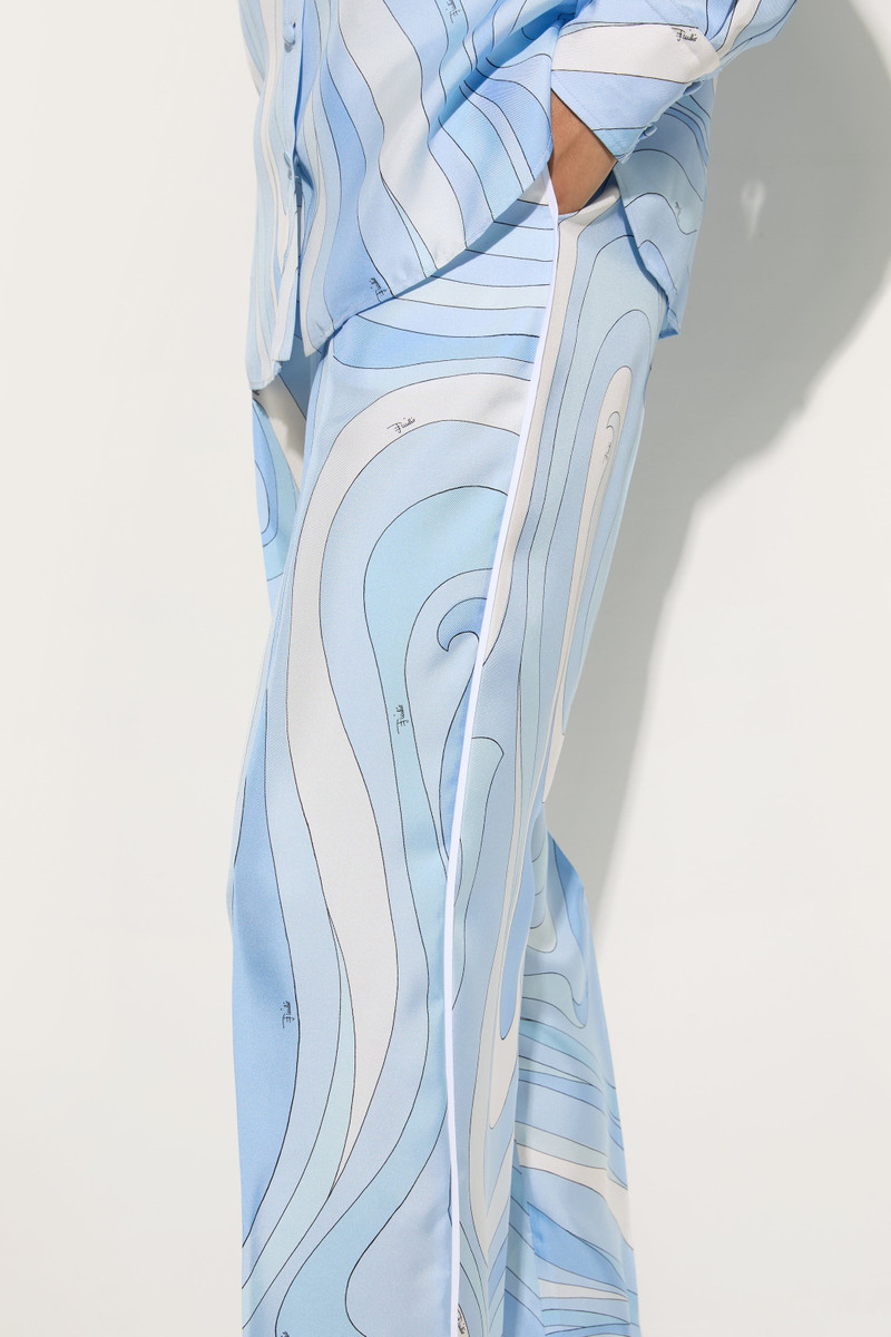 MARMO PRINT SILK PANTS 5