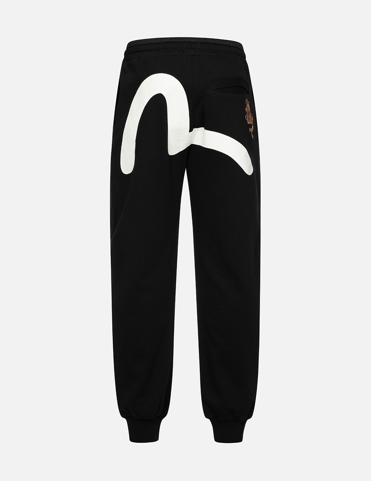 SEAGULL PRINT AND LUCKY CHARM APPLIQUÉ STRAIGHT FIT SWEATPANTS - 2