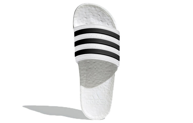 adidas Adilette Boost Slides 'White Black Stripes' FY8155 - 5