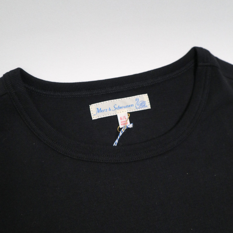 Merz b. Schwanen The Originals 1950s Men’s Loopwheeled T-Shirt Classic Fit Black outlook