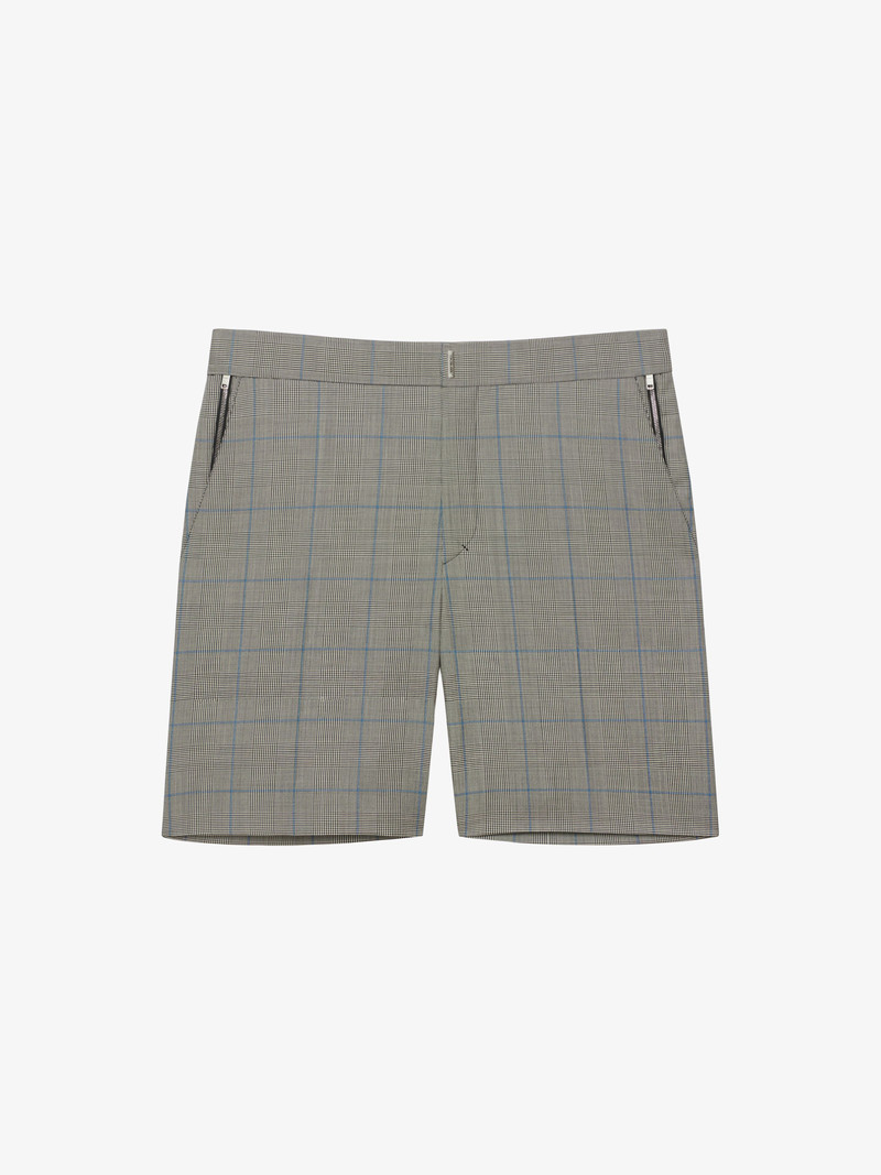 BERMUDA IN WOOL WITH PRINCE OF WALES PATTERN 1