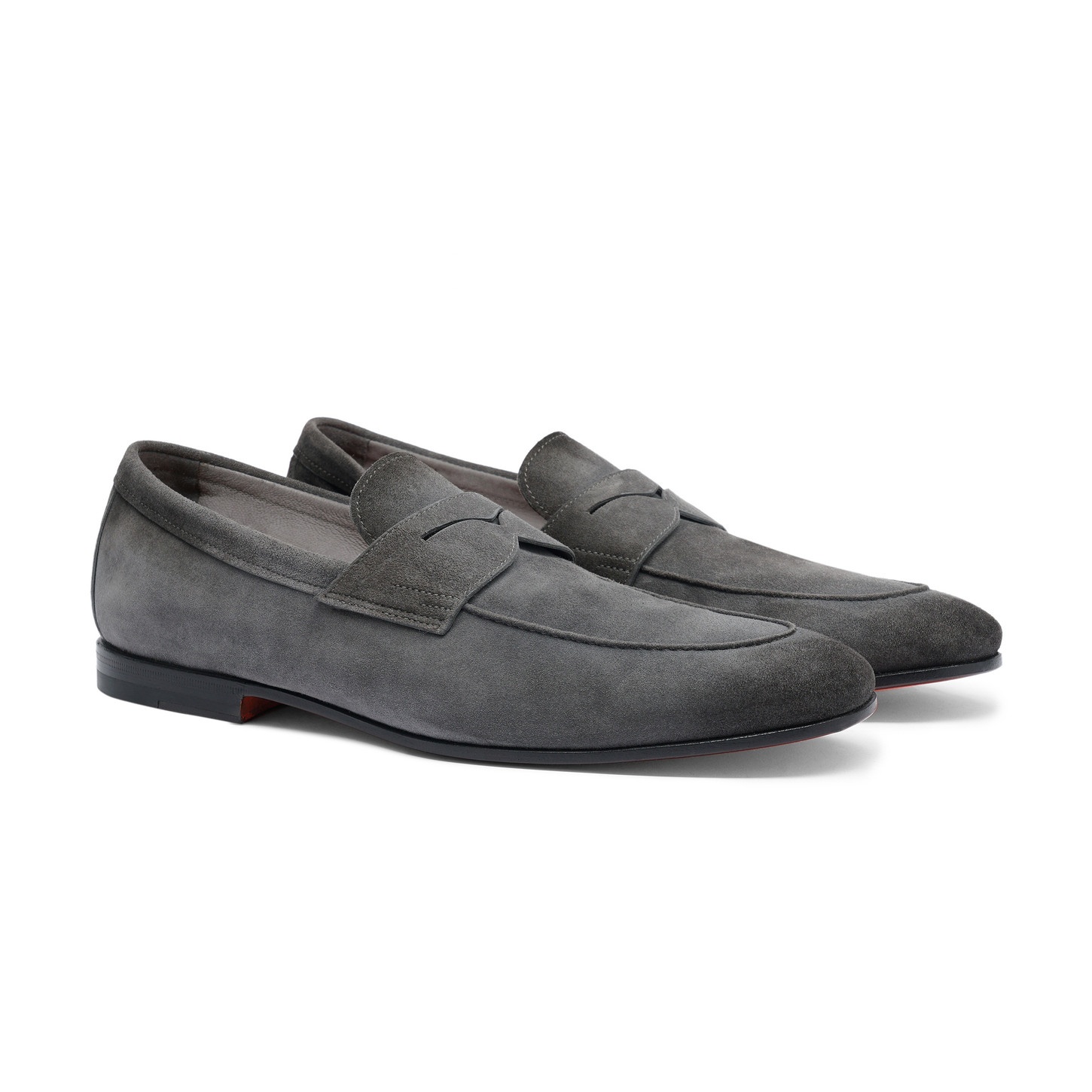 Men's grey suede Carlo loafer - 3