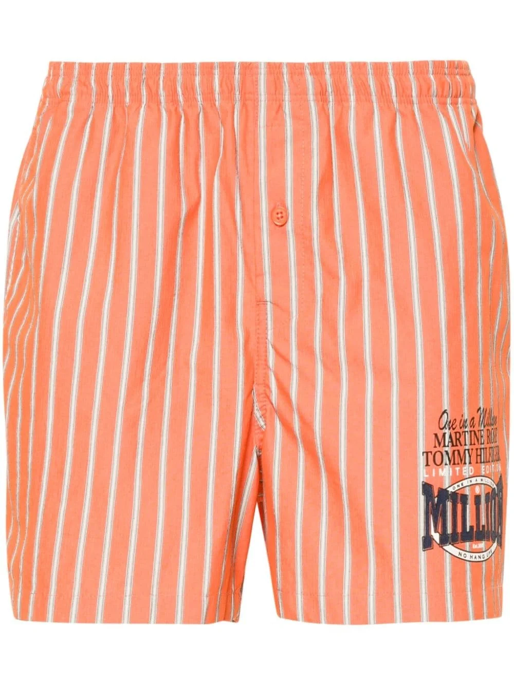 x Tommy Jeans logo-print striped shorts - 1