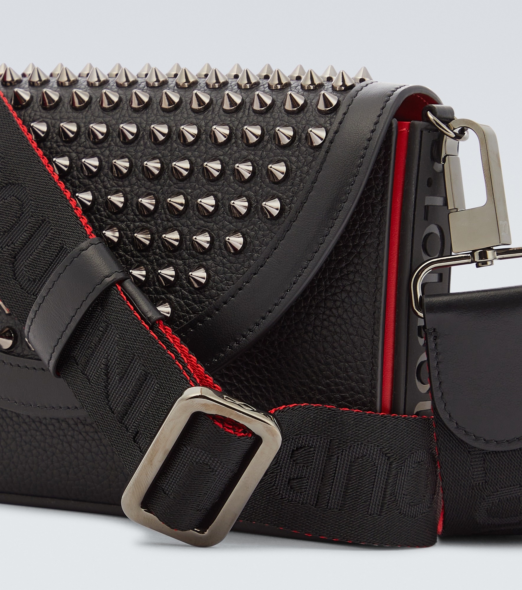 【完売必至】CHRISTIAN LOUBOUTIN Explorafunk ウォレット Explorafunk ブラック カーフレザー - Accessories - Men