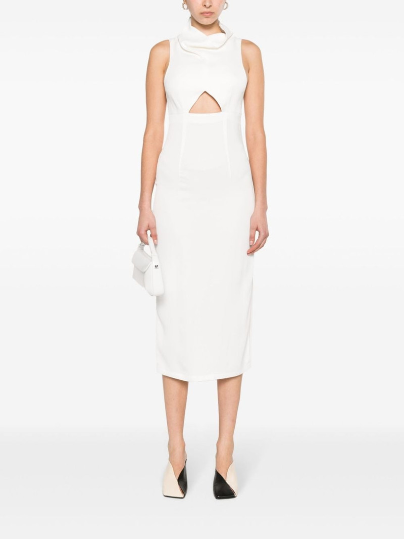 THE MANNEI cut-out sleeveless midi dress outlook