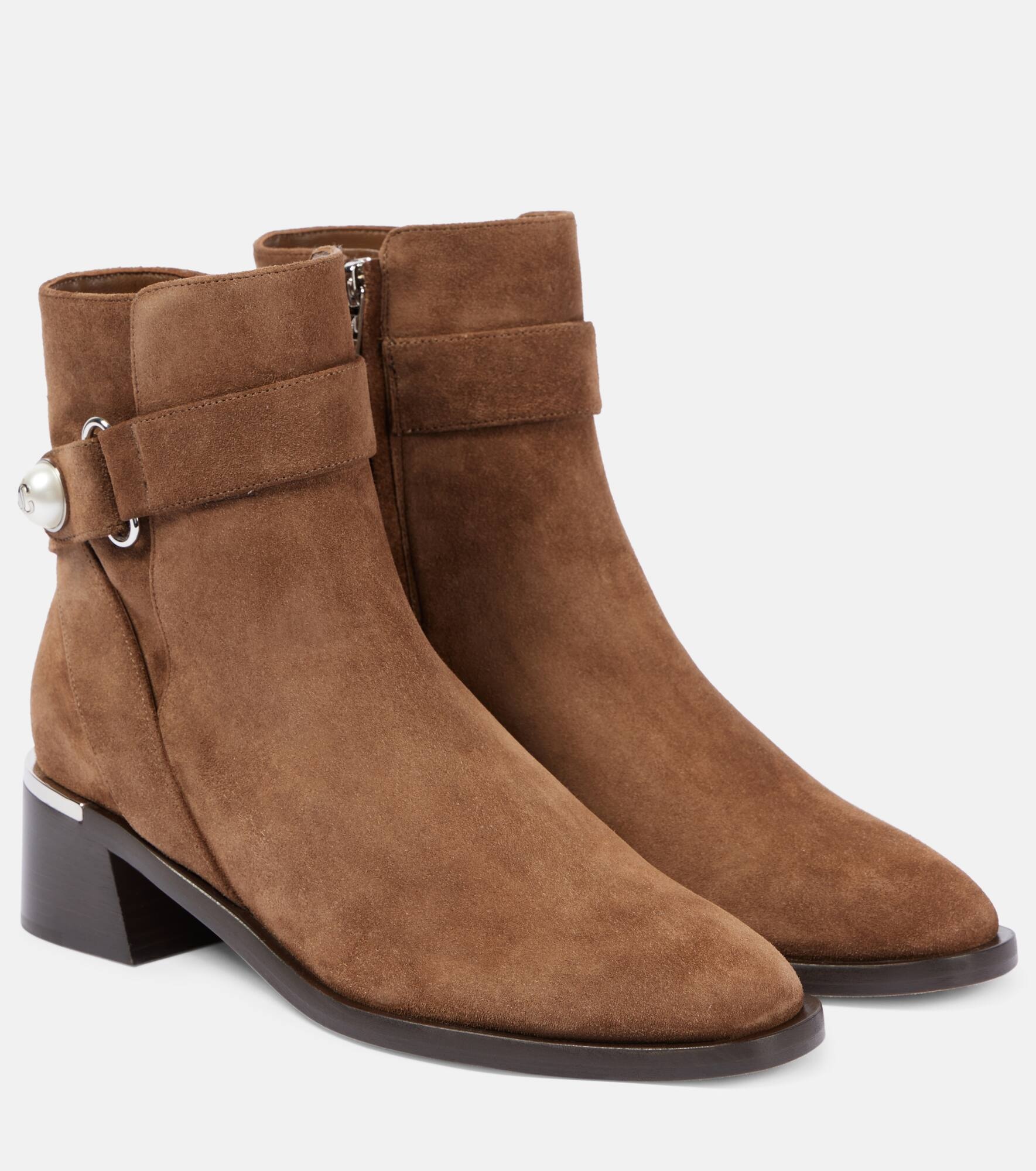 Noor 45 leather ankle boots - 1