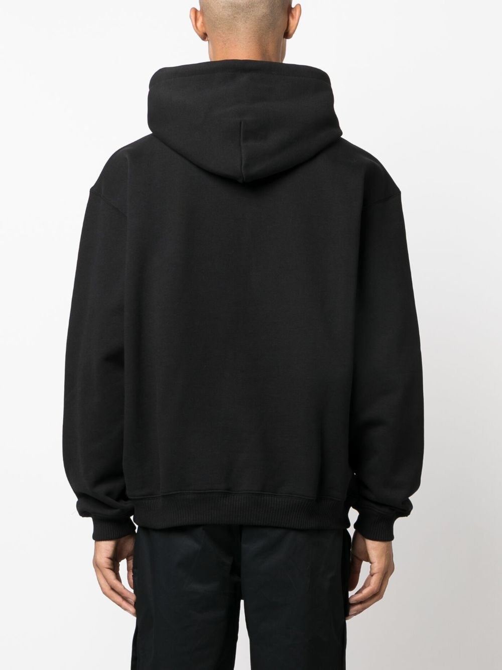 graphic-print cotton hoodie - 4
