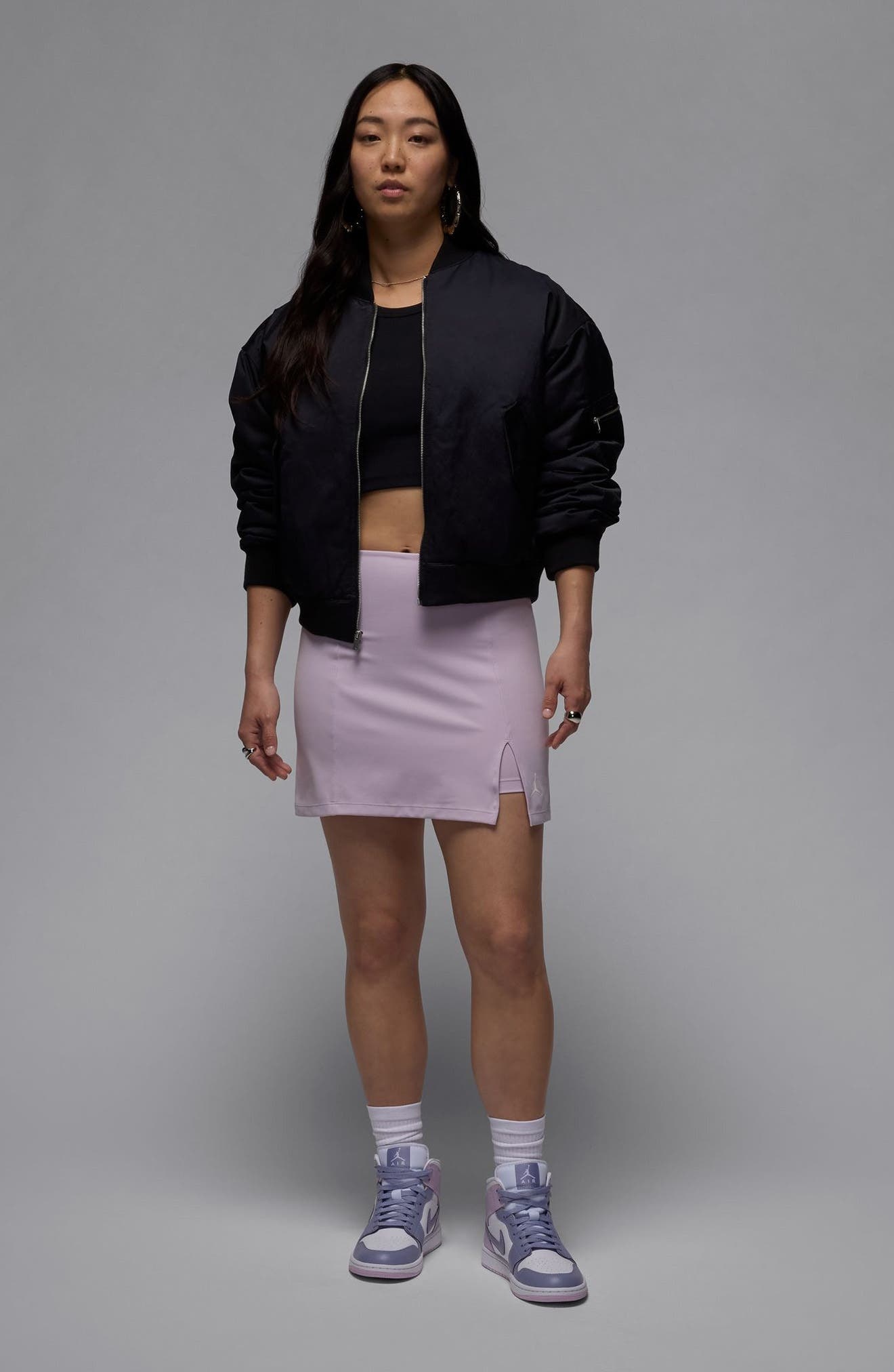 Jordan Jumpman Knit Skort in Doll/White at Nordstrom - 7