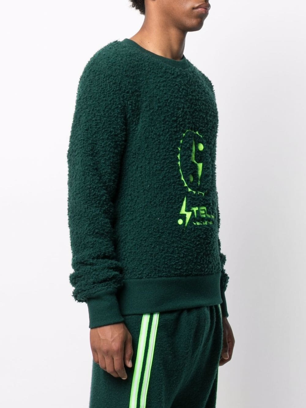 embroidered textured jumper - 4