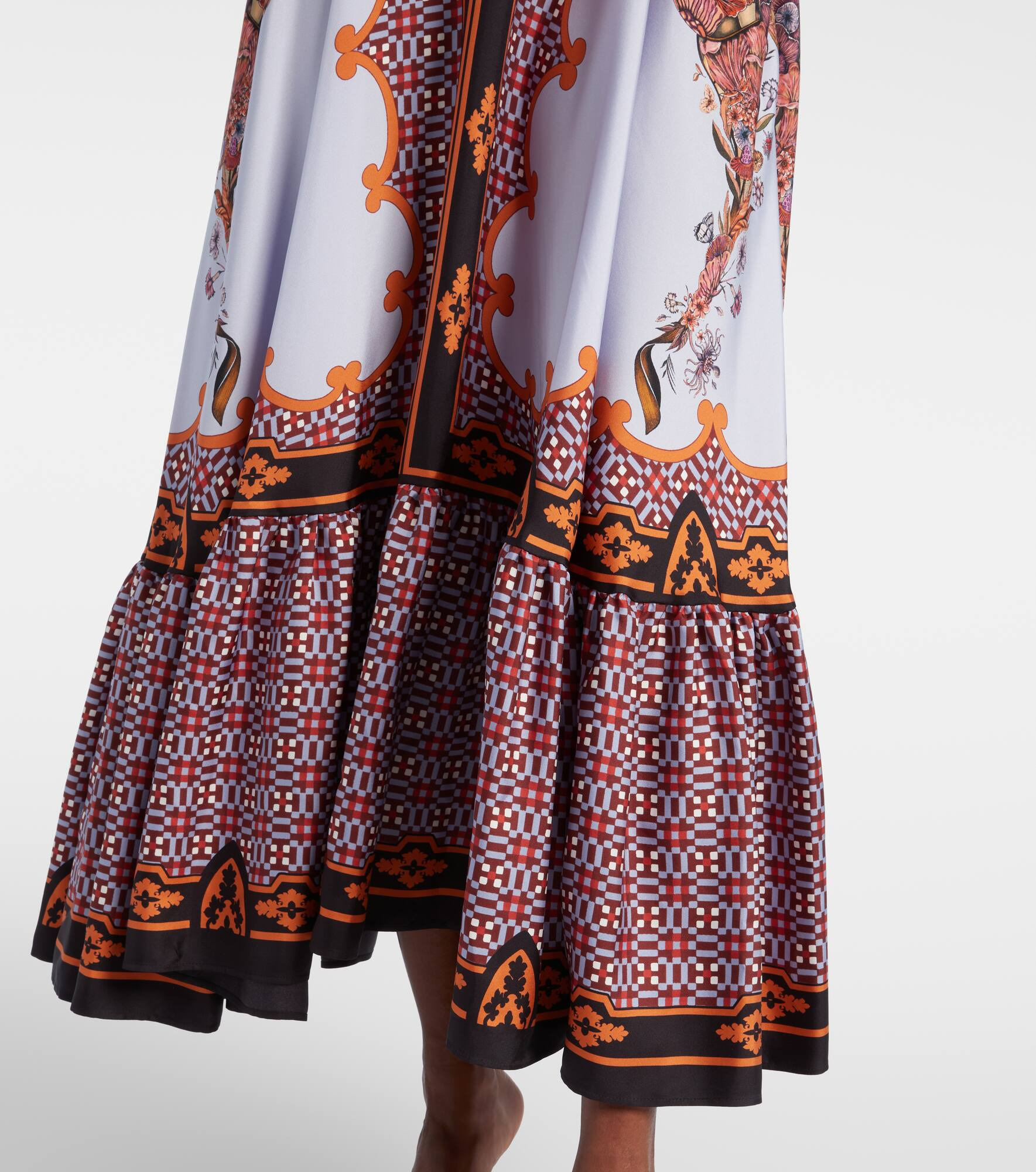 San Pietro printed silk maxi dress - 5
