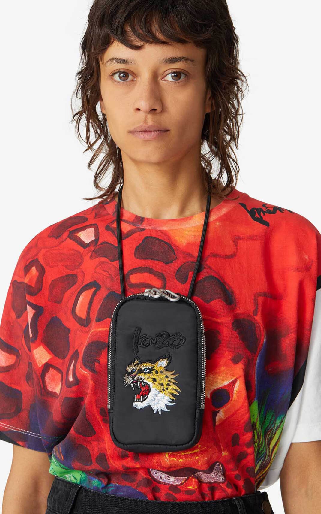 KENZO x KANSAIYAMAMOTO phone pouch with strap - 4