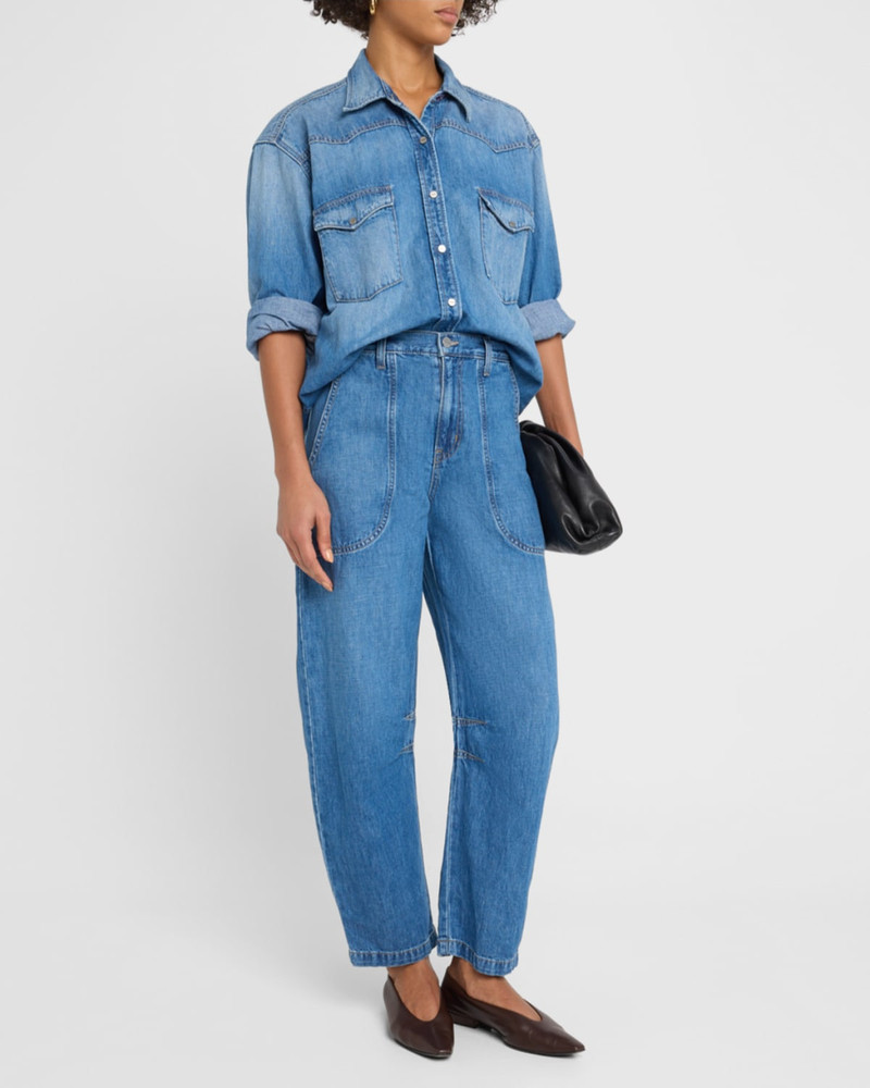TWP Jetties Barrel-Leg Jeans outlook