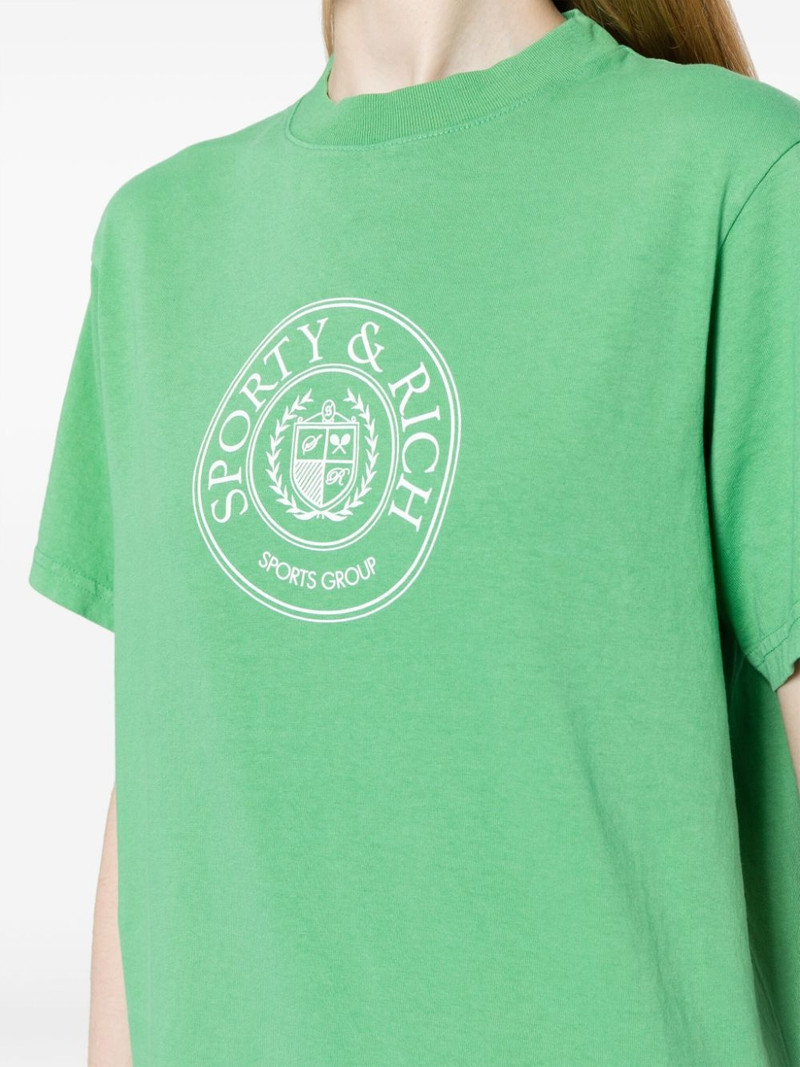 logo-print cotton T-shirt 5
