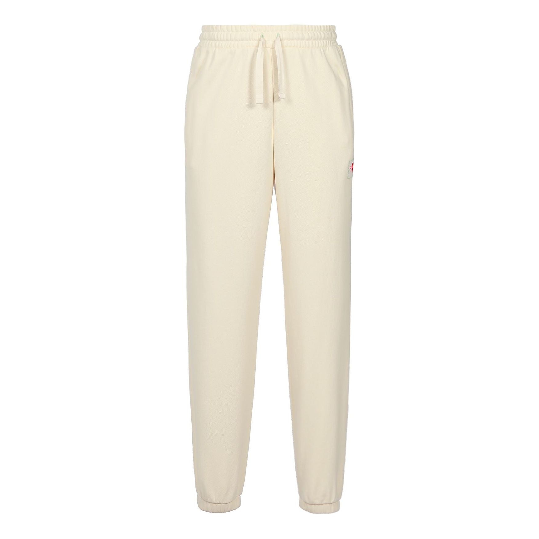 adidas originals Elastic Waistband Casual Bundle Feet Sports Pants/Trousers/Joggers Creamy White HI6 - 1