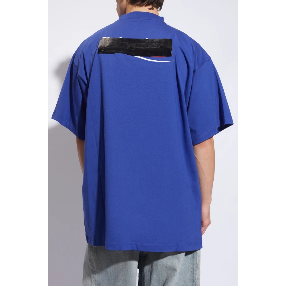 Tシャツ・カットソー BALENCIAGA SS24 T-SHIRT WITH LOGO (712398_TNVG14019) BALENCIAGA T-SHIRT WITH LOGO | miinto | REVERSIBLE