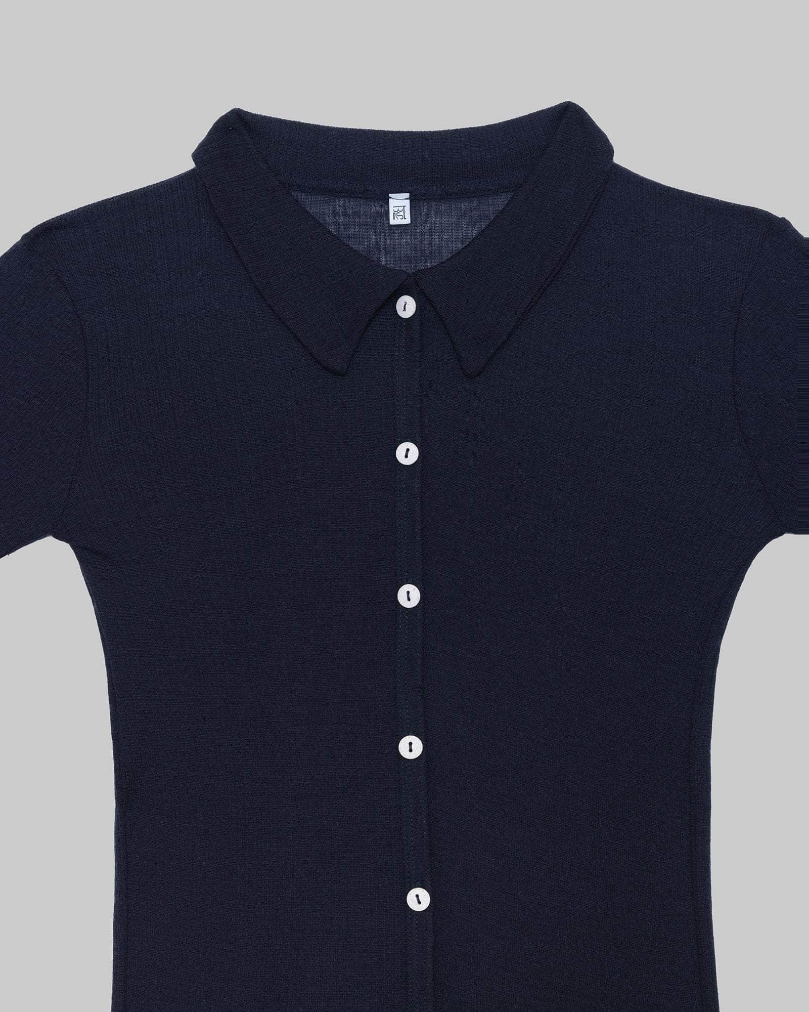 Cosme Shirt - Fine Wool Rib - 8