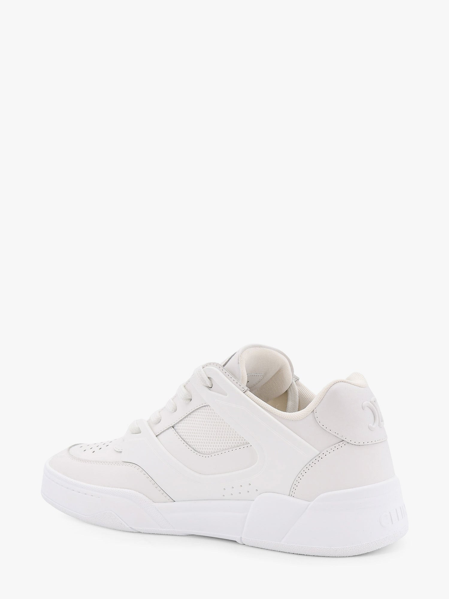 Celine Men Ct-09 Leather Sneakers With Mesh Inserts - 3