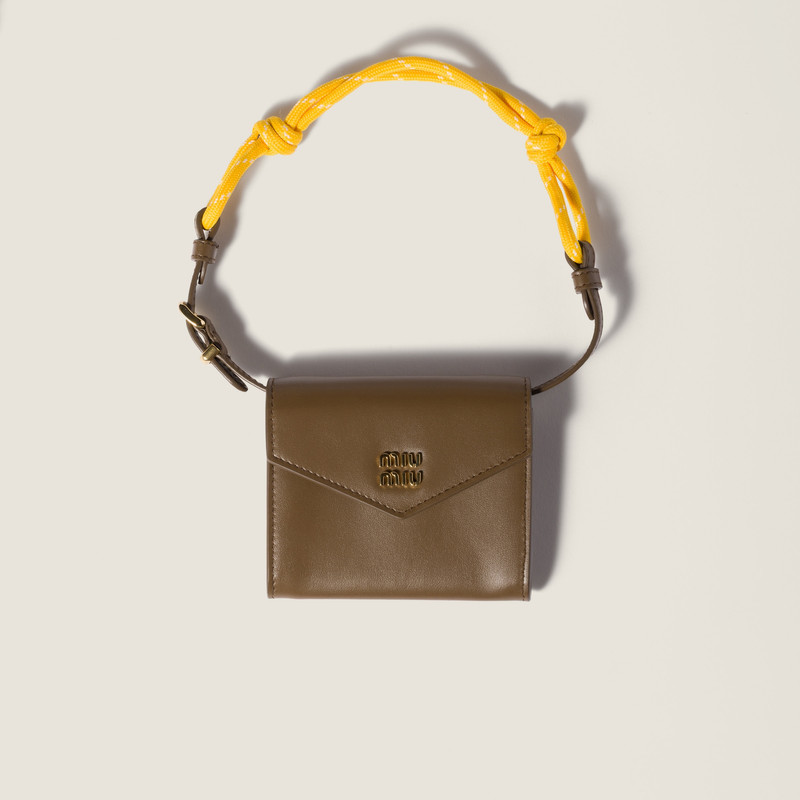 Leather shoulder wallet 1