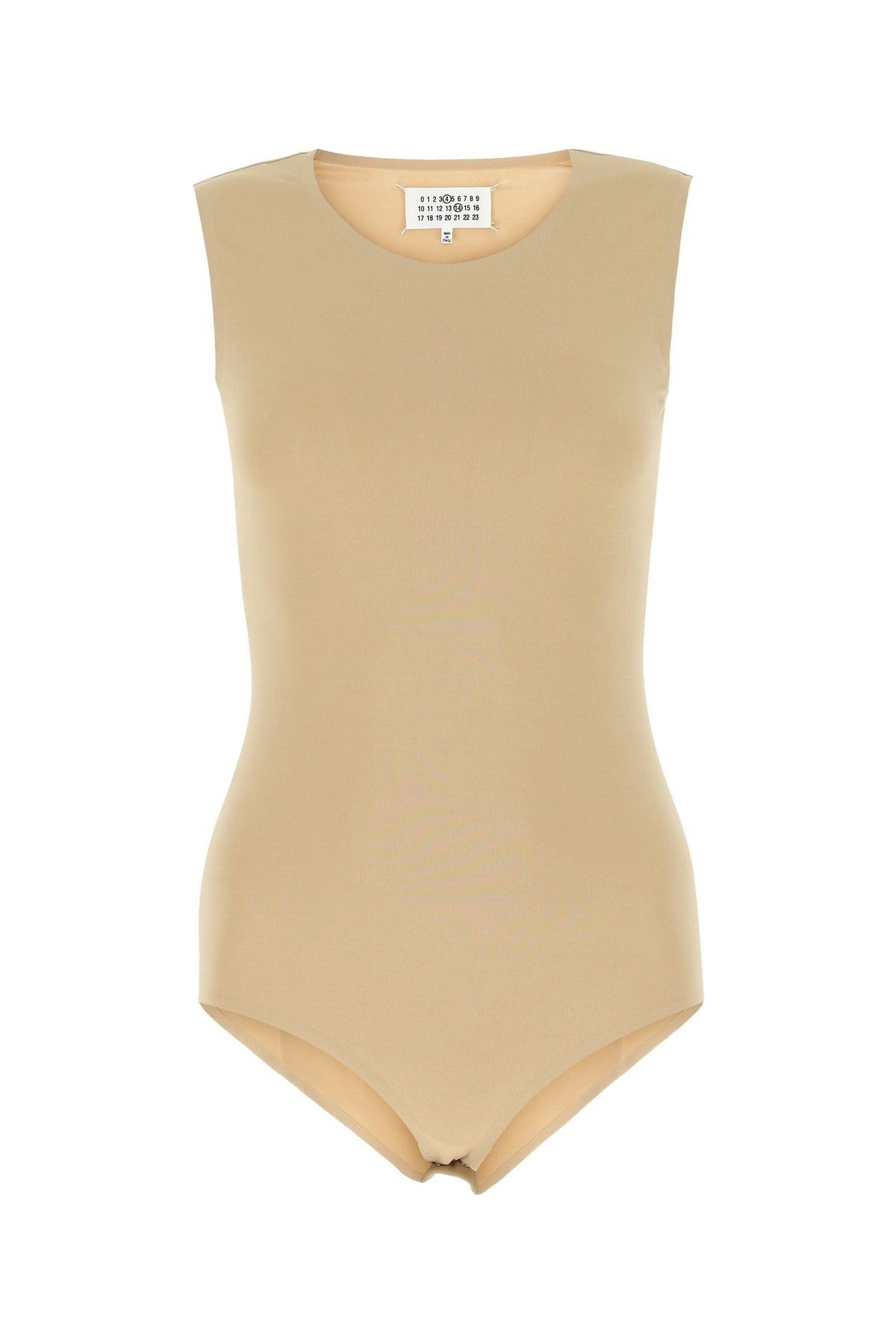 Skin pink stretch viscose bodysuit - 1