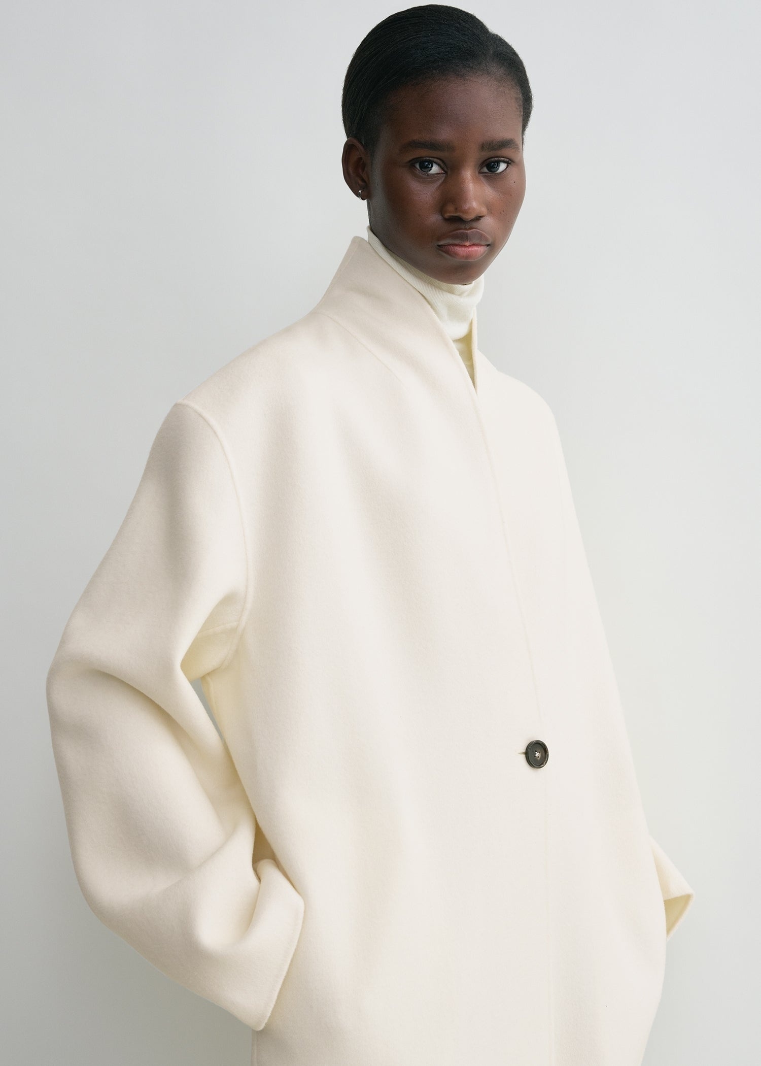 Overlay doublé coat winter white - 5