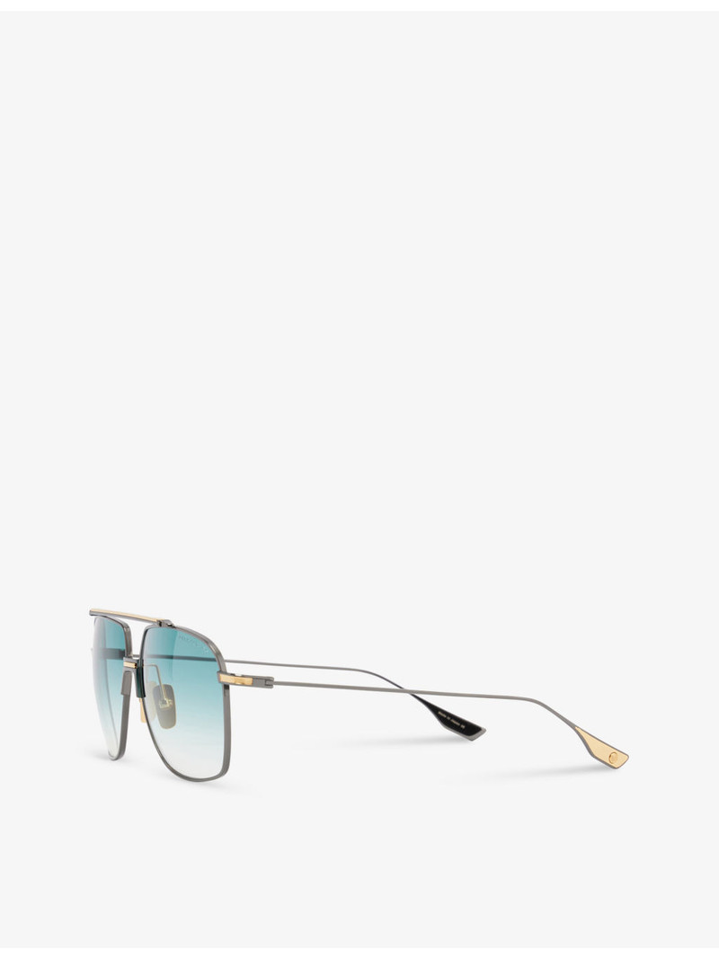 DTS-100 Alkamx pilot-frame acetate sunglasses 3