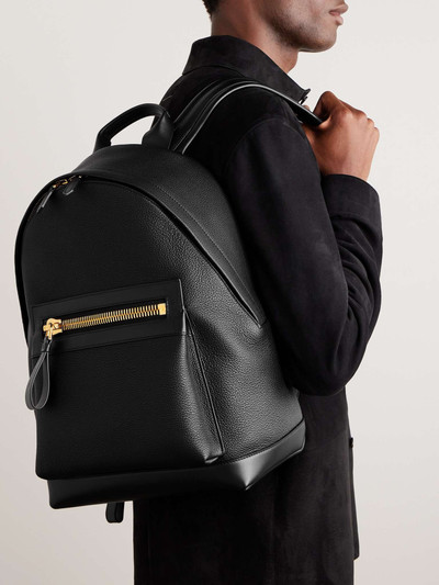 TOM FORD Buckley Pebble-Grain Leather Backpack outlook