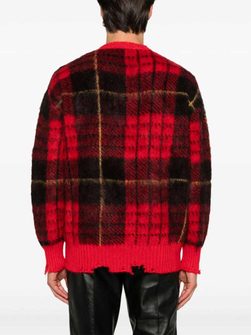 tartan-check sweater 4