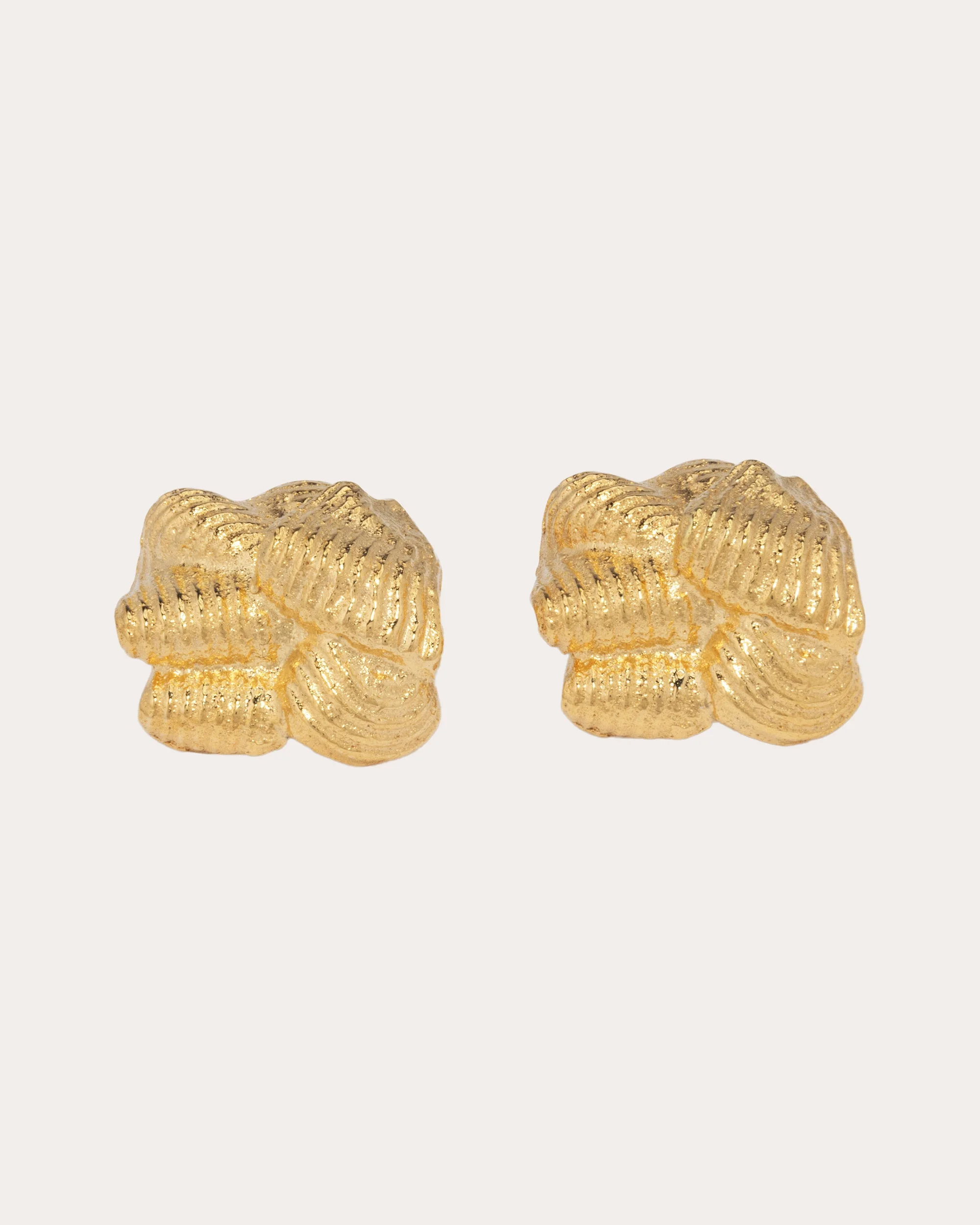 Buttercream (Or, the Icing on the Cake) 18K Gold-Plated Earrings - 1