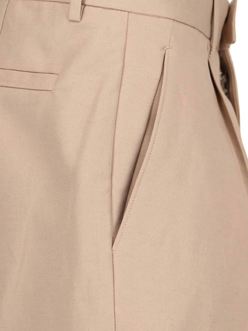 pressed crease tailored trousers 4