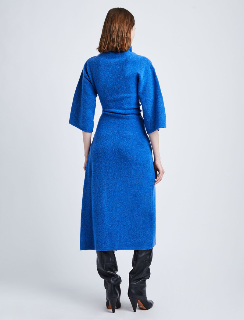 backless knitted dress BLACK BACKLESS KNIT DRESS main image 1