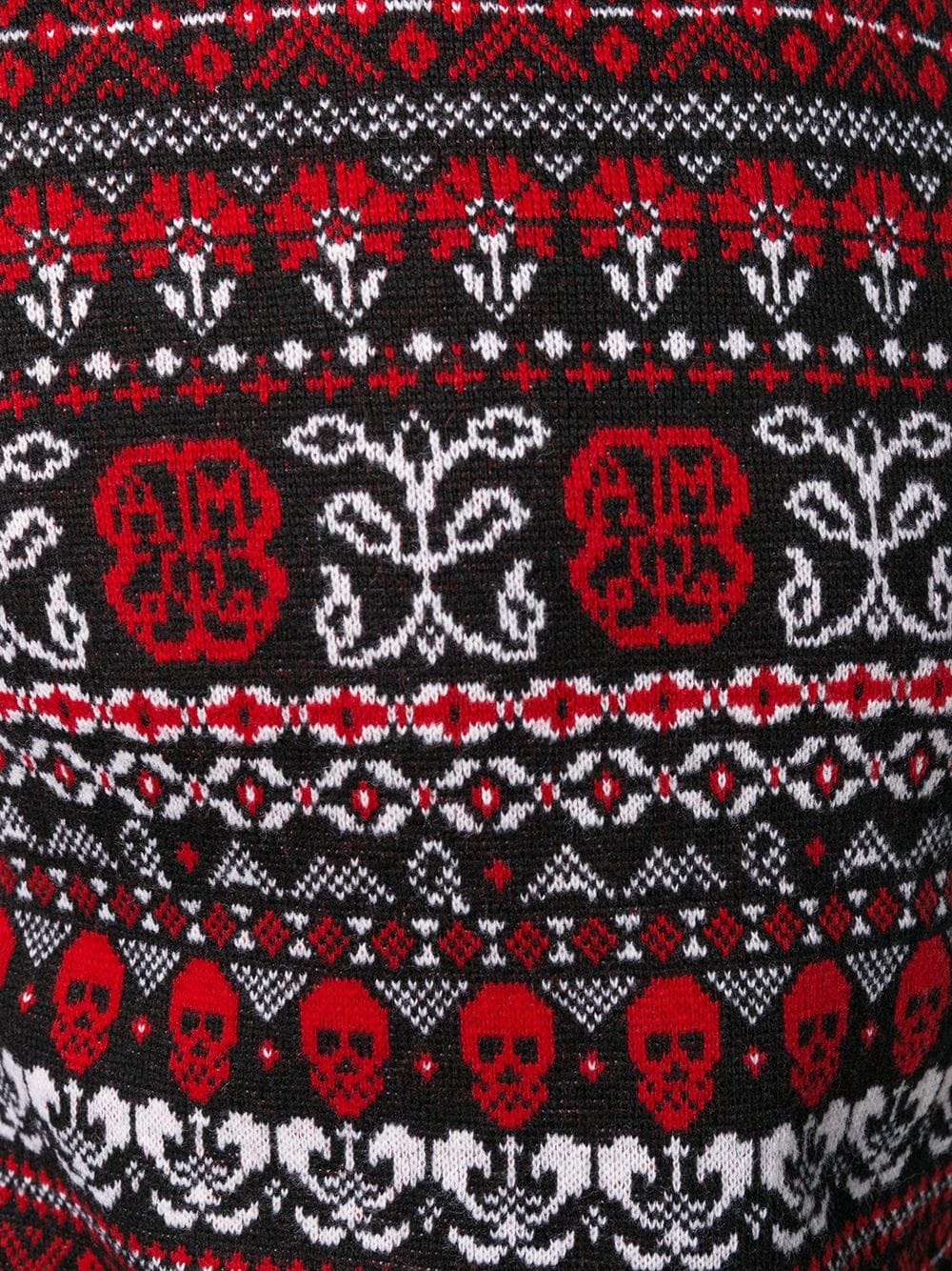 skull motif jumper - 5