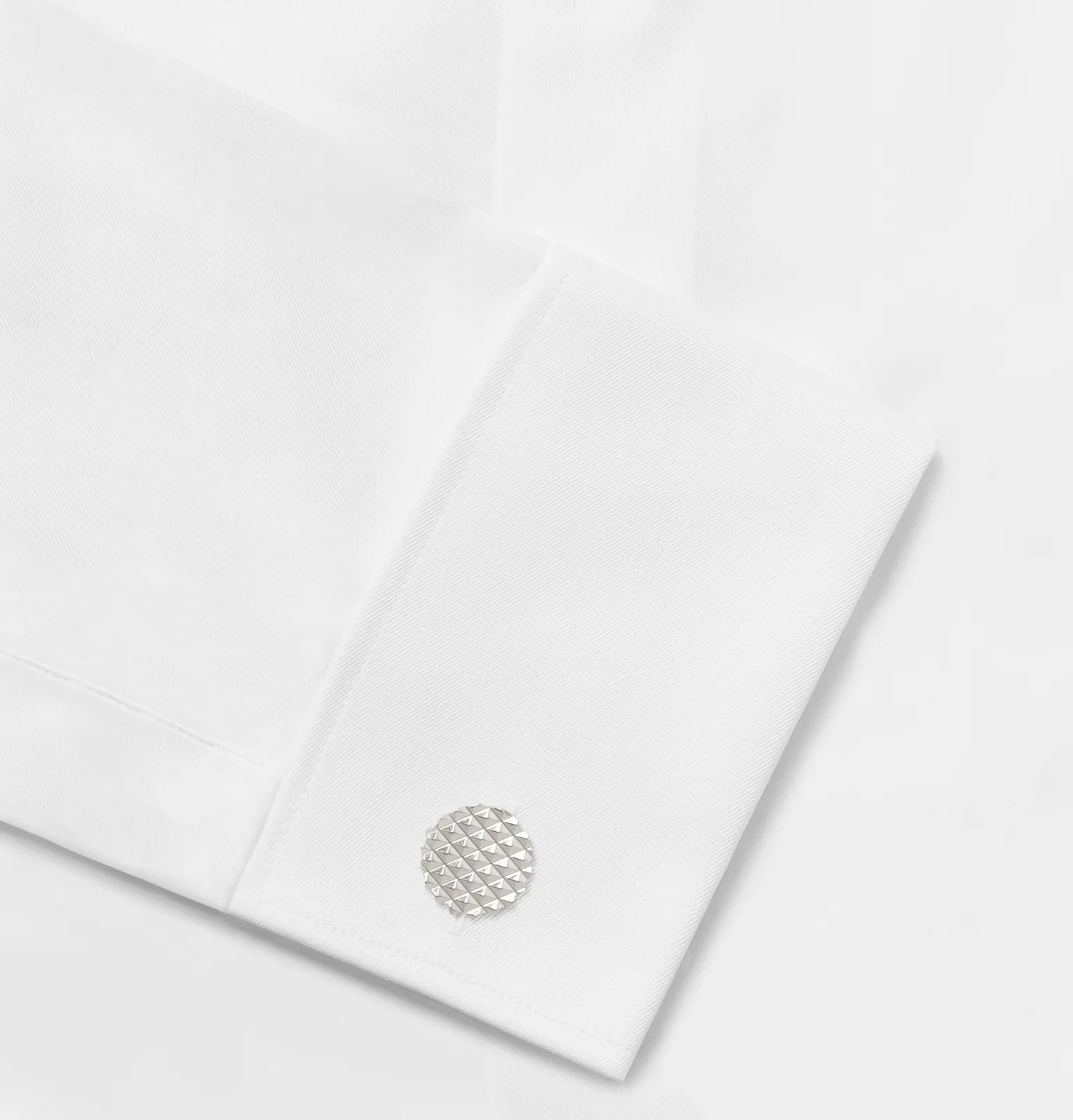 Rhodium-Plated Cufflinks - 2