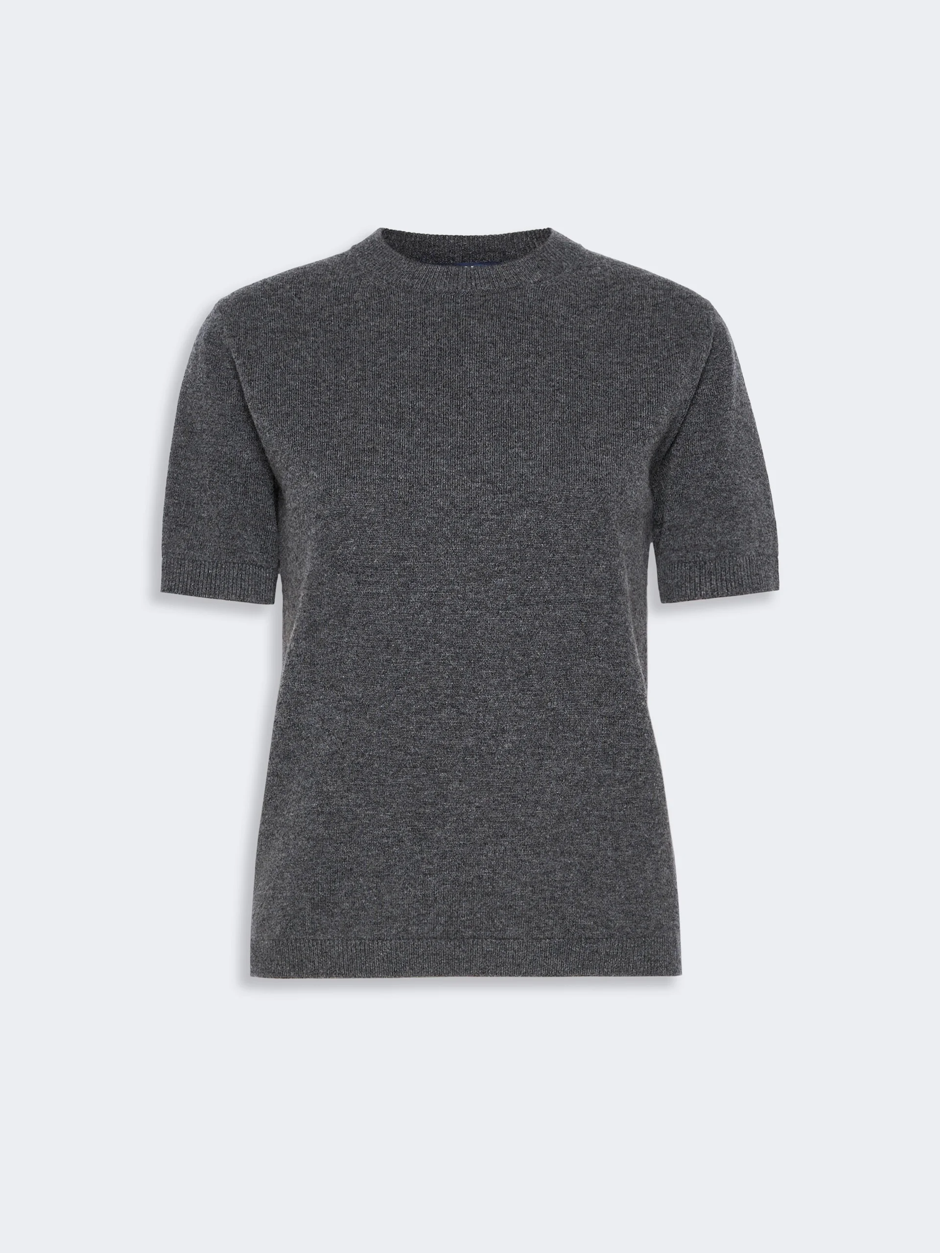 JUST Regular wool and cashmere sweater - MEDIUM GREY - 1