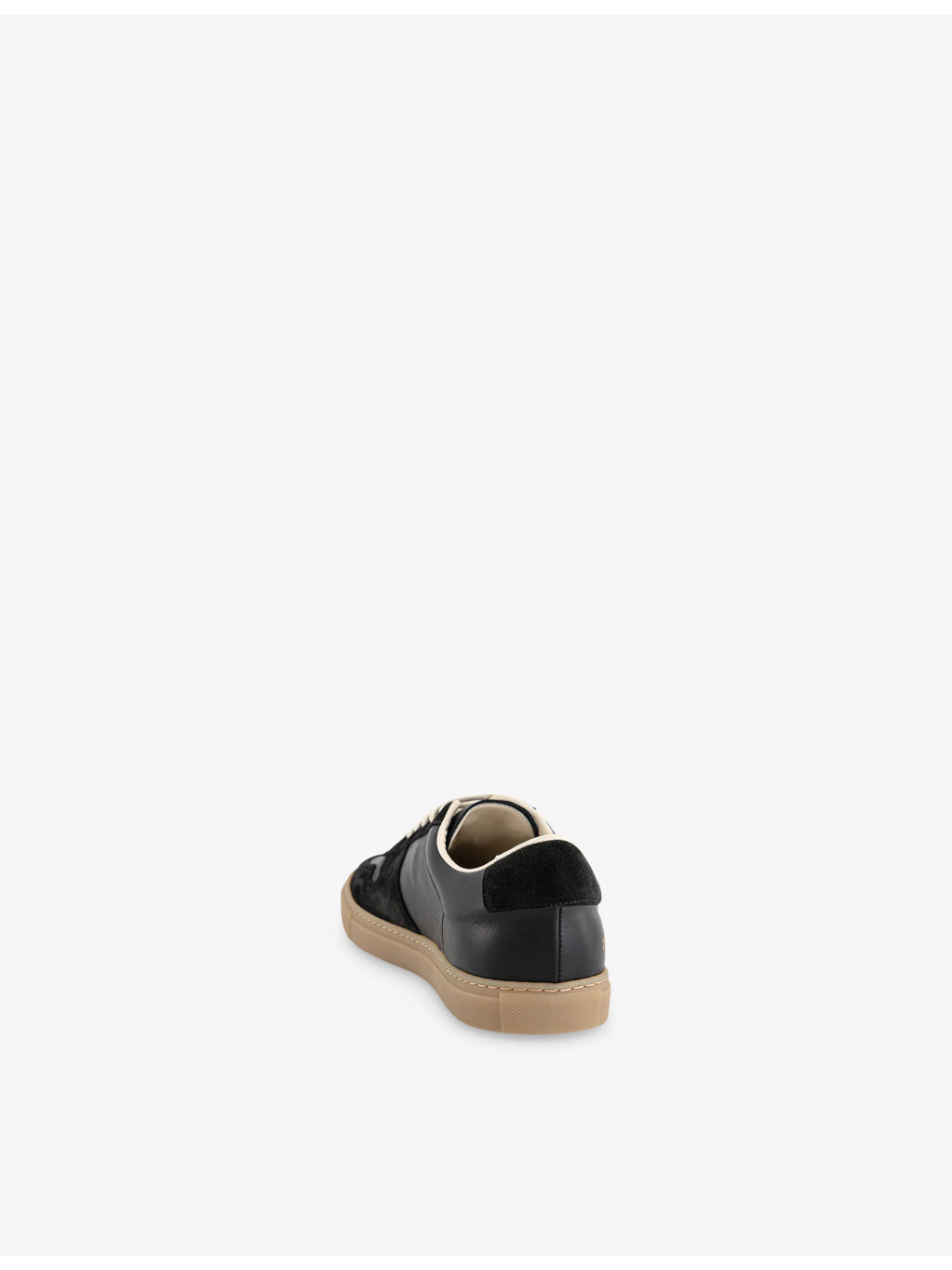 Bball Slim Gum Sole Leather Trainers - 4