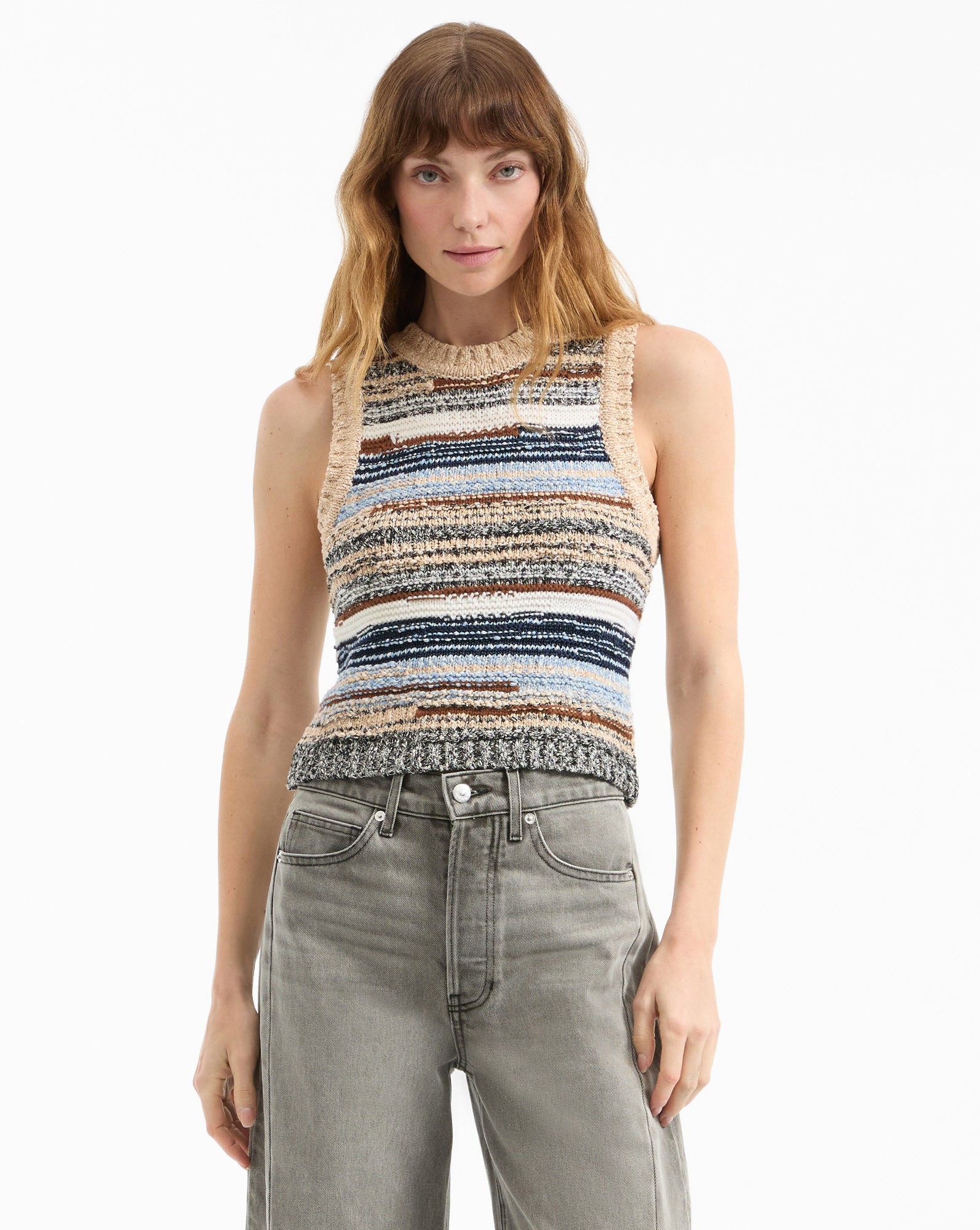 JERREL WOOL-BLEND CROPPED TANK TOP - 2