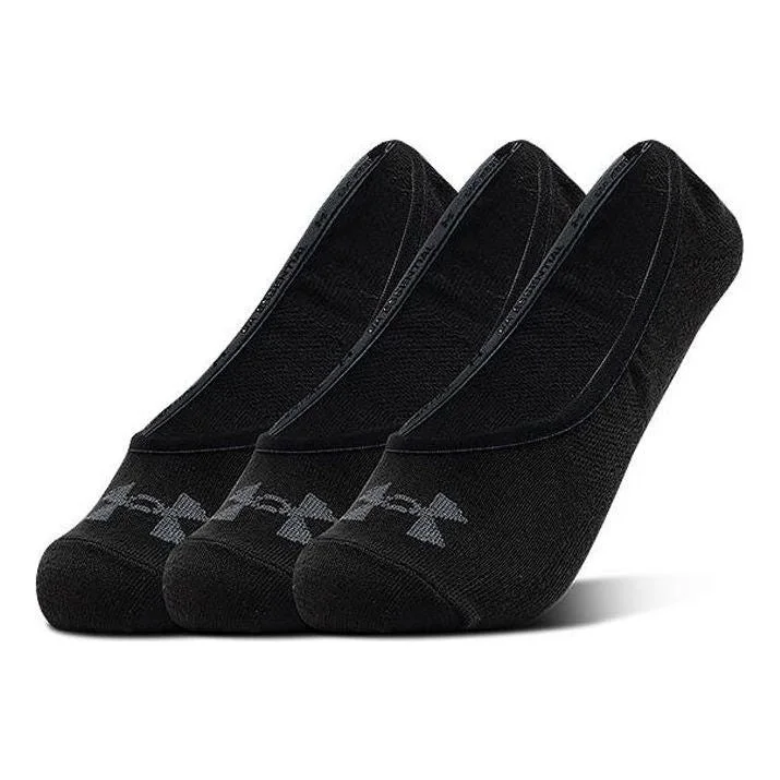Under Armour Essential Lolo Liner Socks (3 Pack) 'Black' 1361148-001 - 1