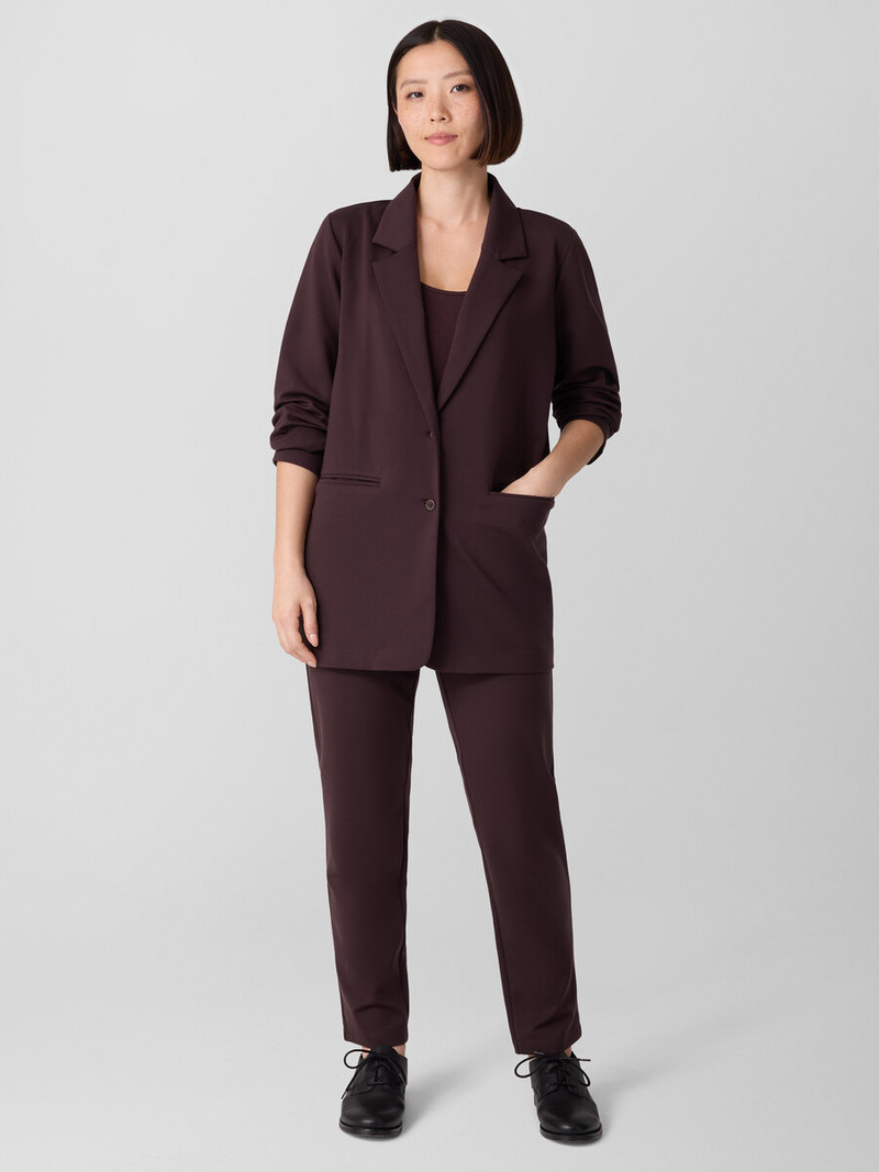 Washable Flex Ponte Long Blazer 7
