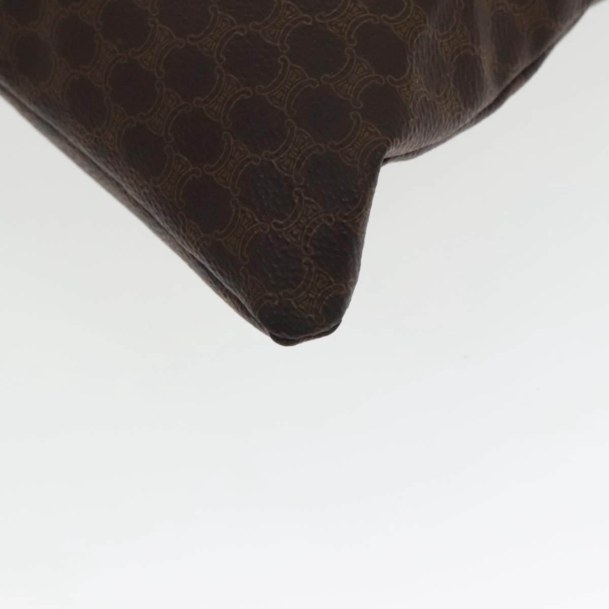 CELINE Macadam Canvas Tote Bag Pvc Leather Brown Gold - 13