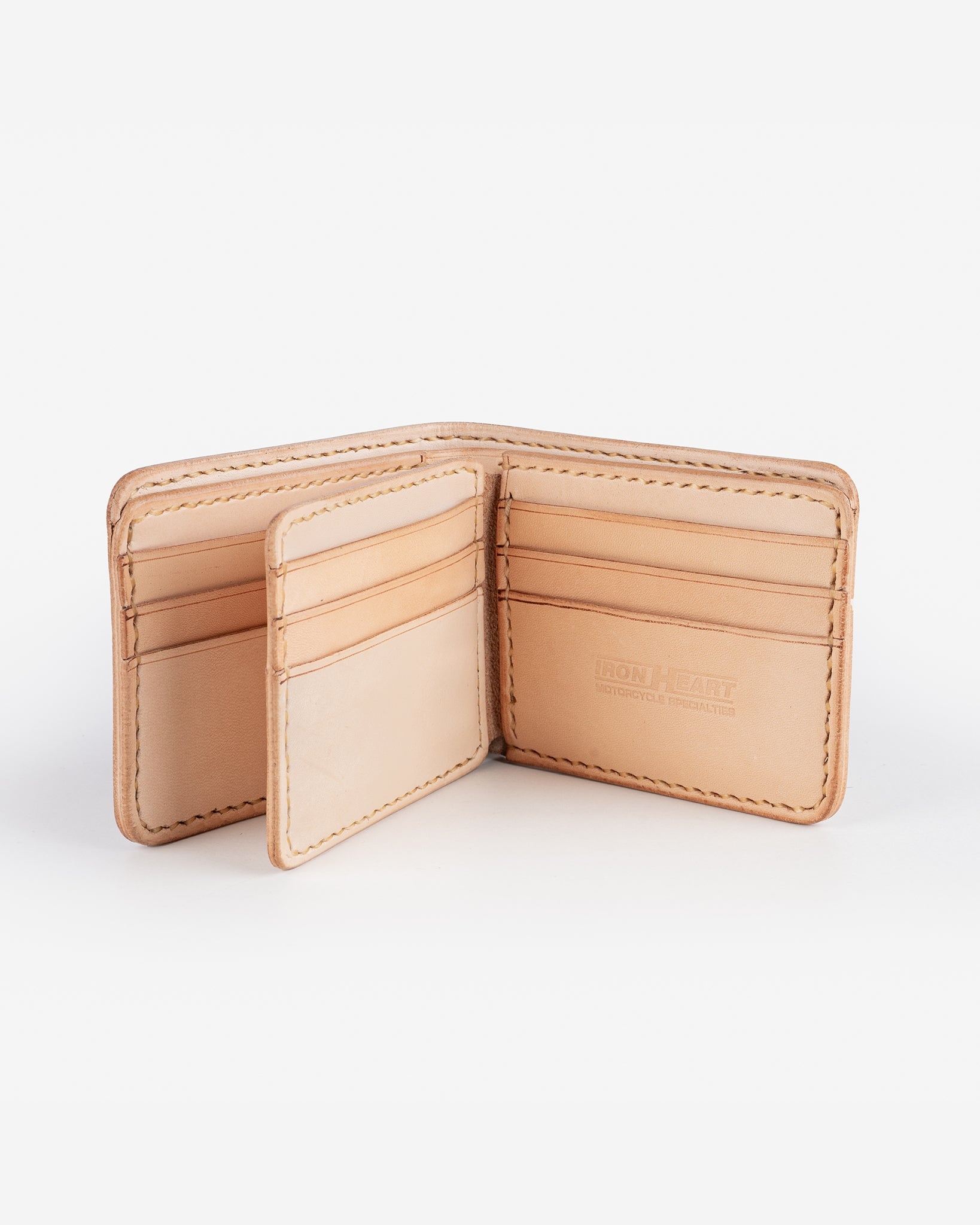 IHG-035-TAN Calf Folding Wallet - Tan - 4